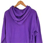 Terez Oversized Hoodie in Electric Purple size XXS Drop Shoulder Kangaroo Pocket Photo 7