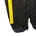 Vintage Beaded Dress Black Silk Party Cocktail‎ Dress Open Back M Size M Photo 9