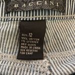 Baccini  navy striped capris size 12‎ Photo 3