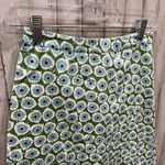 Boden Green Leaf A Line 100% Cotton Skirt Womens Size 2 Modest Knee Length Photo 2