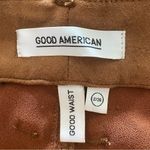 Good American  Good Waist Faux Suede Jeans in Tobacco Size 2 Photo 5