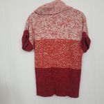 Love Rocks Lightweight short sleeve scoop neck knit sweater . Women's Small Red Photo 1