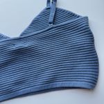 Aerie NWT  Take Charge Sweater Corset Tank Top Cropped Blue Size Large L NEW Photo 8
