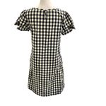 J.Crew Gingham Puff Sleeve Shirt Dress Preppy Nautical Spring Summer Blue size 2 Photo 4