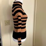 ZARA  mock neck sweater s black taupe Photo 4