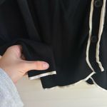 Mango Black V-Neck Cardigan Sweater Photo 3