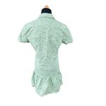 Amanda Uprichard  Cathee Floral Shirt Dress in Green Size Small Photo 11