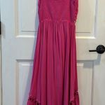Main Strip  Pink Dress Midi Cut-Out Photo 0