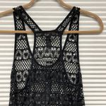 Club Z Collection NWT Black Mesh Heart Racerback Maxi Dress Swim Cover Up Size L Photo 7