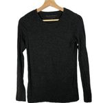 Banana Republic  Charcoal Gray Crewneck Long Sleeve Top S Photo 0
