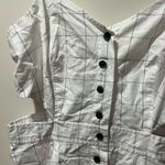 Adidas Maxwell white cotton plaid sundress Photo 2