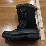 Khombu  womens jolie  lace up faux fur winter boots size 9 Photo 2