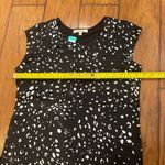 Les Serein black and white short sleeve top shirt blouse NWT woman’s small Photo 3