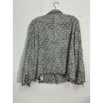 Jones New York Womans Jones NY Collection Woman Black White Lace Embroidered Lined Blazer 24W Photo 1