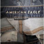 American Eagle  Super Distressed Dark Wash High Rise Denim Jeggings Photo 3