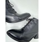Jeffrey Campbell Ibiza Maxwell Boxxy heeled leather lace up ankle boots 9 Black Photo 11
