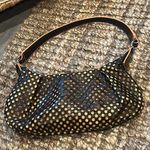 Tosca Blu Y2K Black Netted Orange Shoulder Bag Photo 3