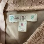 Love, Fire Sleeveless Pink Blush Lace Lined Medium Excellent Condition Photo 5