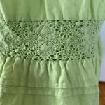 J.Jill  100% Linen Crochet Tiered Maxi Dress, EUC, Size Small Photo 6