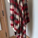 Peach Love  California Red and Brown Plaid Vest Photo 0