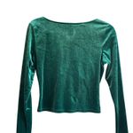 Green Velevet Corsette Top M Milkmaid Renaissance Princess Fairy Lady Goblincore Size M Photo 1