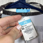 J. McLaughlin Womens Haarlem Dress XS Kurti Square Cream Catalina Long Sleeve Tie Photo 2