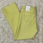 ZARA  High Rise Cropped Flare Jeans Yellow Women Size‎ 8 Mex 30 Eur 40 NWT Photo 12
