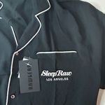 Black & White RawGear Lounge Sleep Shirt Black White Trim Sleep Raw Unisex Size 2XL Photo 9