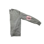 Handmade Unique Holiday Christmas Gray Sweatshirt I Run on Coffee and Christmas Cheer M L Photo 3