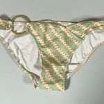 Victoria's Secret Gold O-Ring Patterned Bikini Bottoms Swimwear Bathing Suit XS ✨ Photo 1