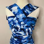 NWOT MISCREANTS Cupid Mini Dress in Blue Tie Dye Size 2 Photo 4