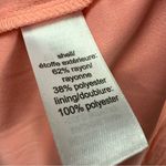 Maurice's Coral Rayon Strapless Elastic Waist Ruffled Flowy Lined Dress Womens M Photo 8