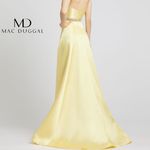 Mac Duggal Flash Yellow Strapless Embellished Gown Photo 1