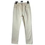 AGOLDE  Jeans Women 26 Winter White Paper Wash Remy High Rise Crop‎ Straight Leg Photo 1