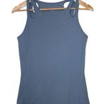 Athleta Womens  Shanti Asana Tank Top 988424-00 Blue Sleeveless Shirt Size Medium Photo 0