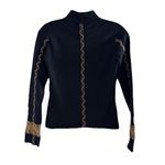 Alberto Makali Vintage  Patchwork Animal Print Blazer Top Set 6 Suede Leather Photo 11