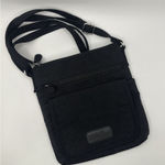 MultiSac Crossbody Purse Nylon and Faux Leather Several Compartments Black Photo 0