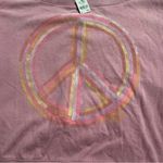 Victoria's Secret PINK  Vintage Peace Sign Graphic Sweatshirt Photo 3
