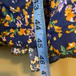 Blue multicolored ruffled layered dress, ace fashions, size small Photo 4