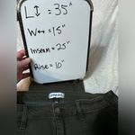 Studio Blue  Dawn Wide Leg Utility Pant - army green size 32 Photo 1