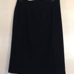 Sag Harbor  black dark academia Corpcore wool skirt 12 Photo 0