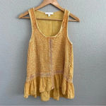 Anthropologie eri + ali Flounce Savoia‎ Top  size XS Sleeveless Photo 1