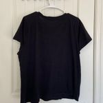 Sonoma EUC women’s The Everyday Tee solid black scoop neck casual basic tshirt L Photo 3