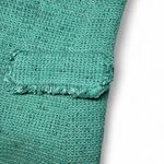 Daniel Rainn  Women’s Green Tweed Blazer Size Large Ruched 3/4 Sleeves Fringed Photo 10