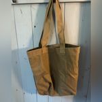 Bloomingdale's Camouflage Tote Bag w/Pink Glitter Lips Green Photo 3