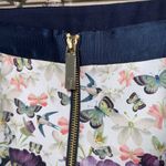 Ted Baker  skirt Carpi Entangled Enchantment Floral Butterfly Pencil 2 Navy NEW Photo 3