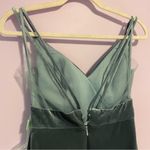 RenzRags Velvet Dress Size Small Gray Wrap Front Bridesmaid Prom Whimsical Goth Photo 9