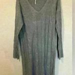 Stitchdrop Sweater Dress Gray Oversized Cable Knit Lagenlook Size XS NWOT Photo 0