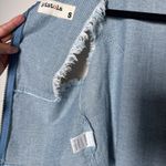 Pistola P5283 Chambray Sleeveless Top Frayed Hem Dancing Days – Small Photo 4