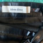 idem Ditto ídem ditto Faux Leather Ruffled Skirt Photo 4